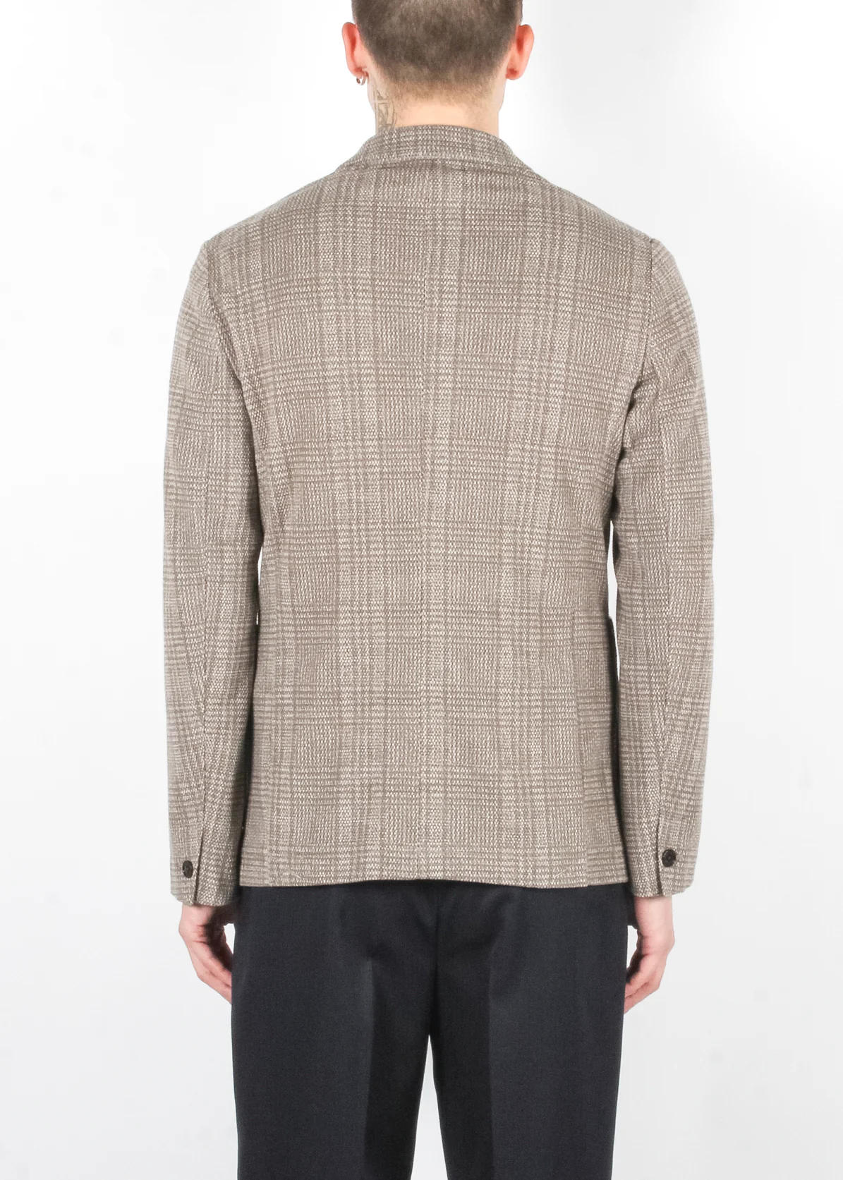 Belton Double Breasted Jacket Beige - Image 3