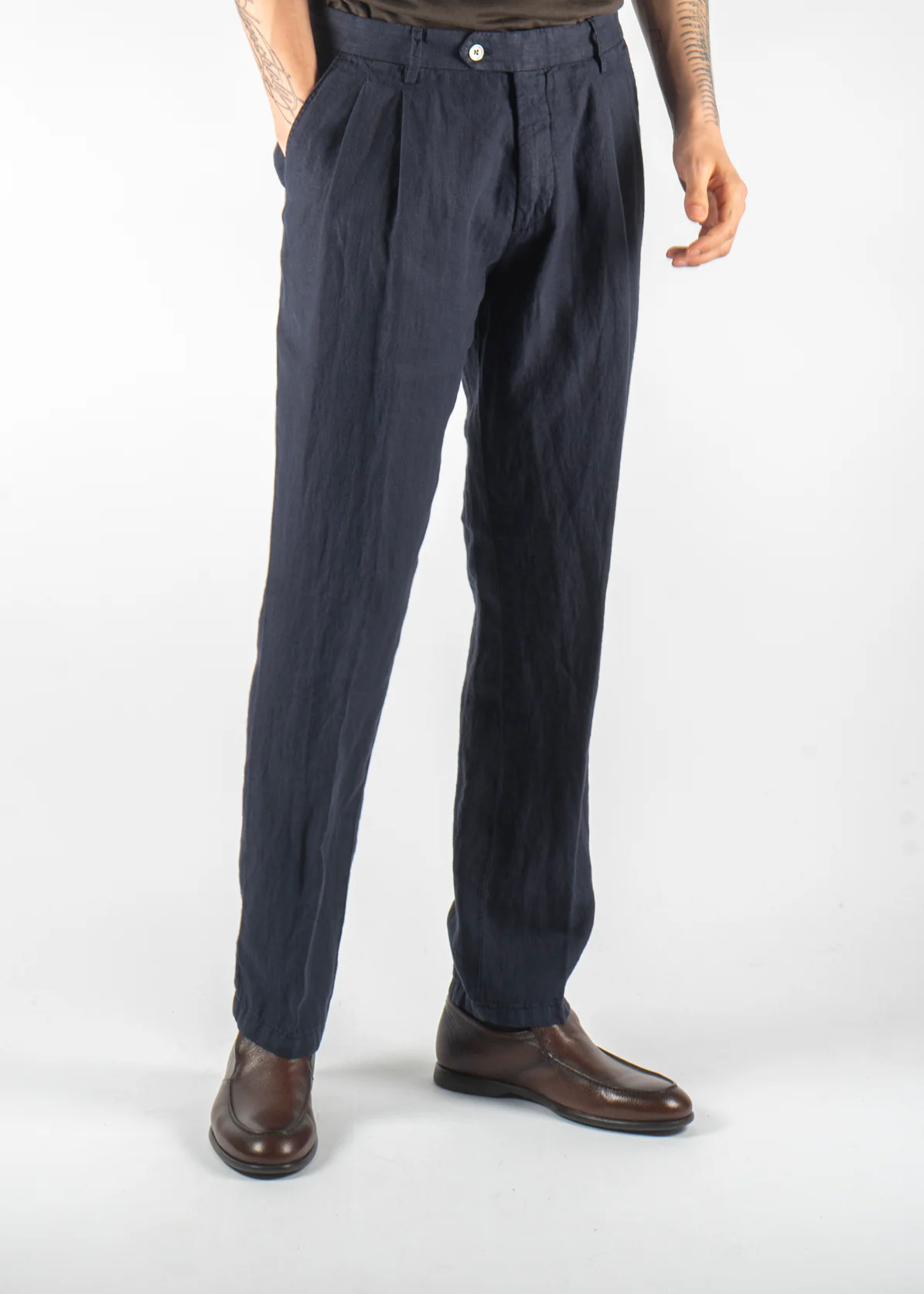 Deyton Trouser Navy - Image 4