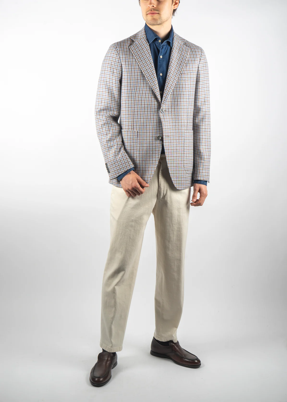 Ferry Patch Soft Blazer Almond Beige - Image 4