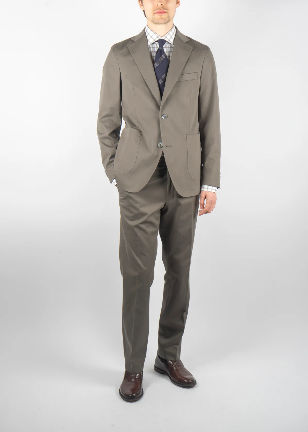 Ferry Patch Soft Blazer Army Green - Image 4