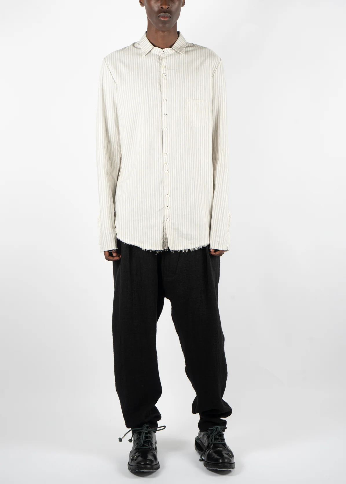 GS43 Shirt Beige Blue - Image 5