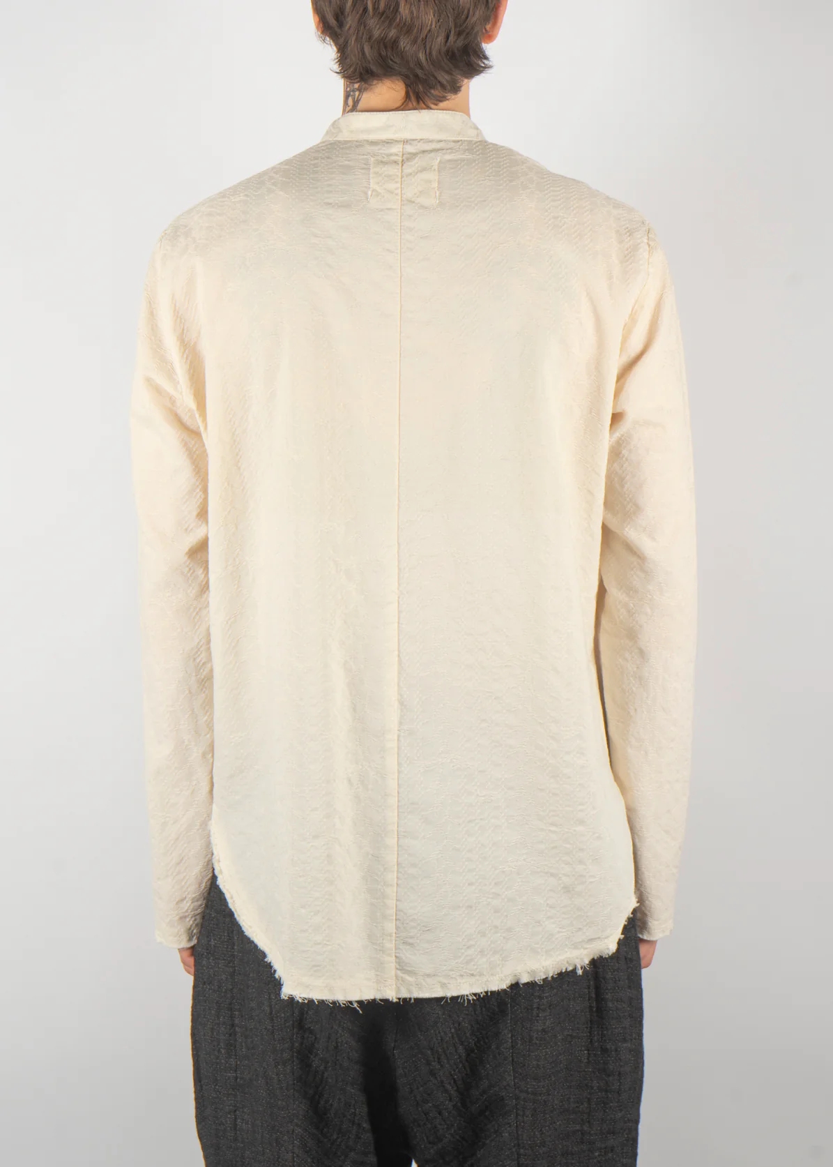 GS52 Corean Shirt Beige - Image 3