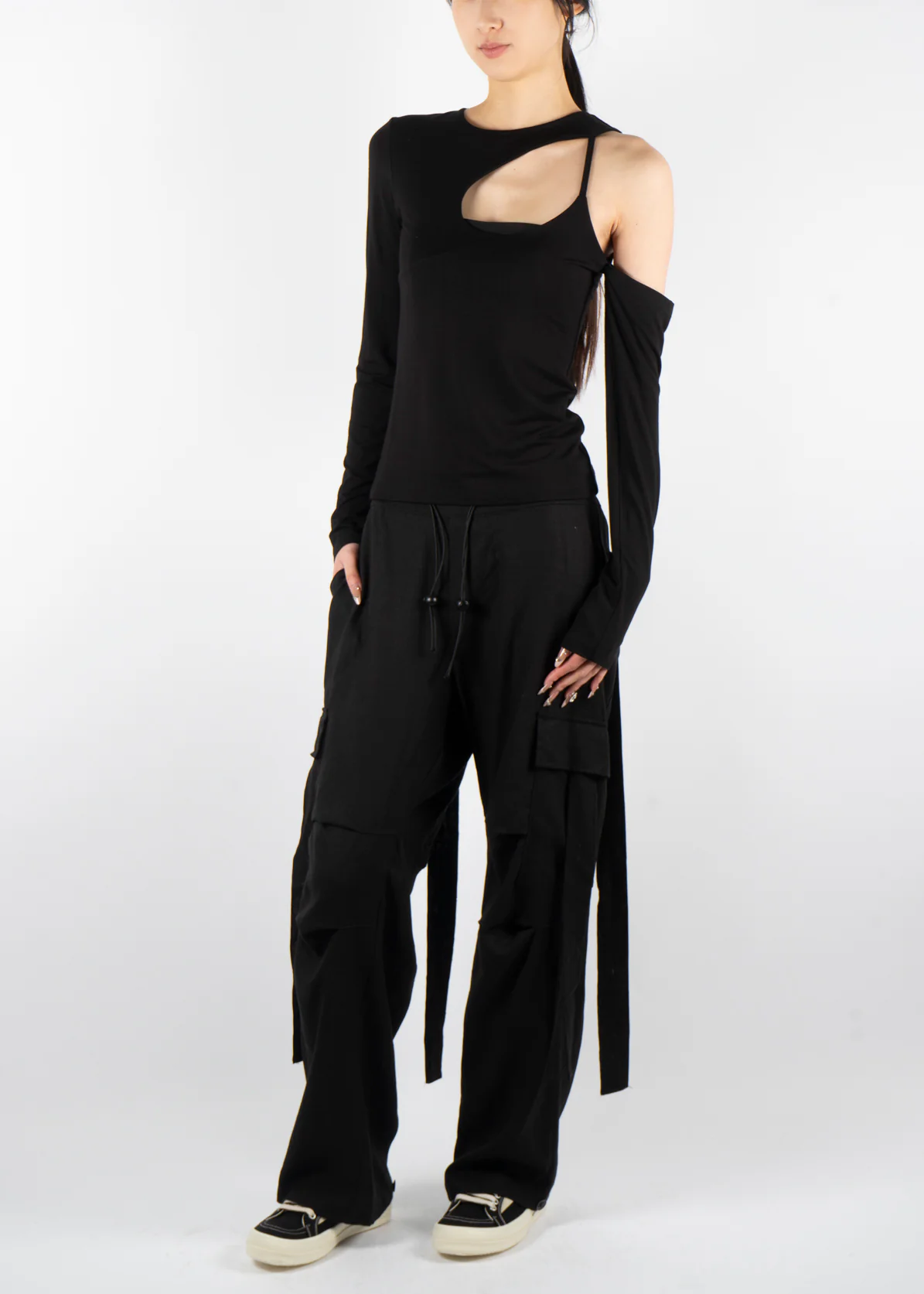 JLW728 T-Shirt Black - Image 4