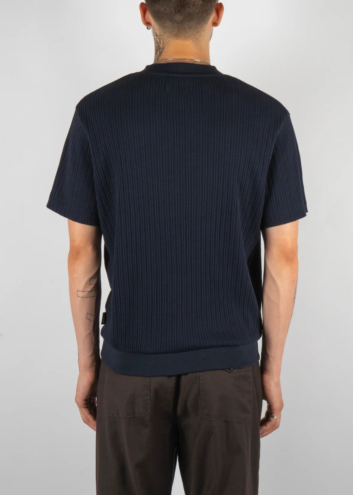 Lynton T-Shirt Navy - Image 3