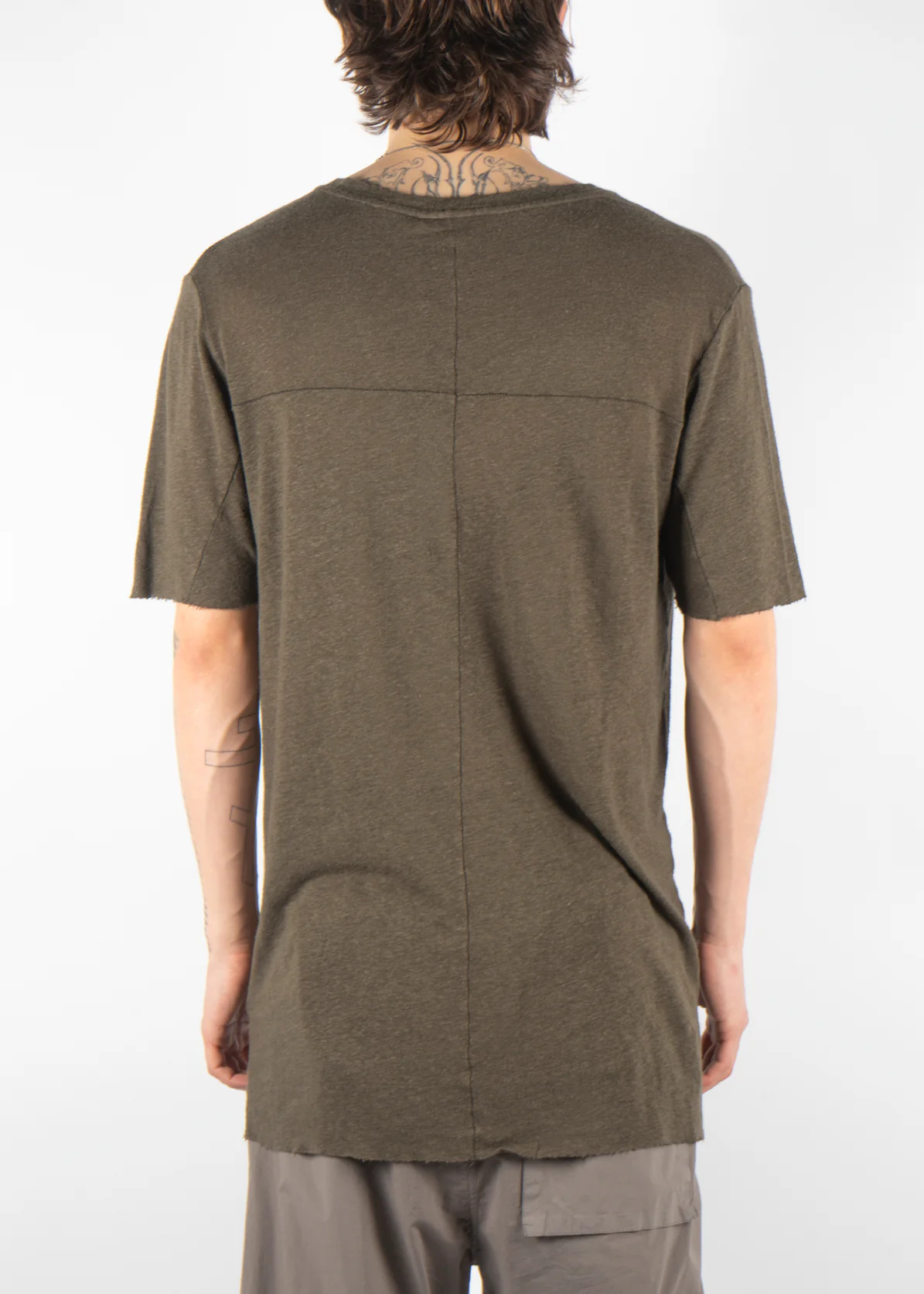 M TS 829 T-Shirt Olive Night - Image 3