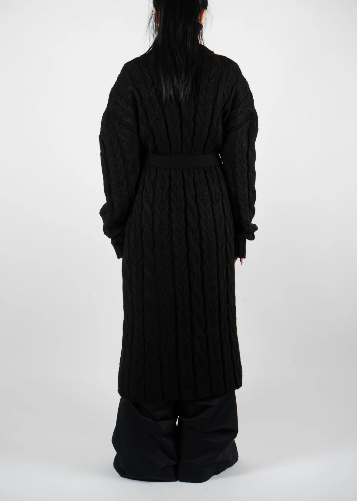 MLW962 Woman Cardigan Black - Image 3