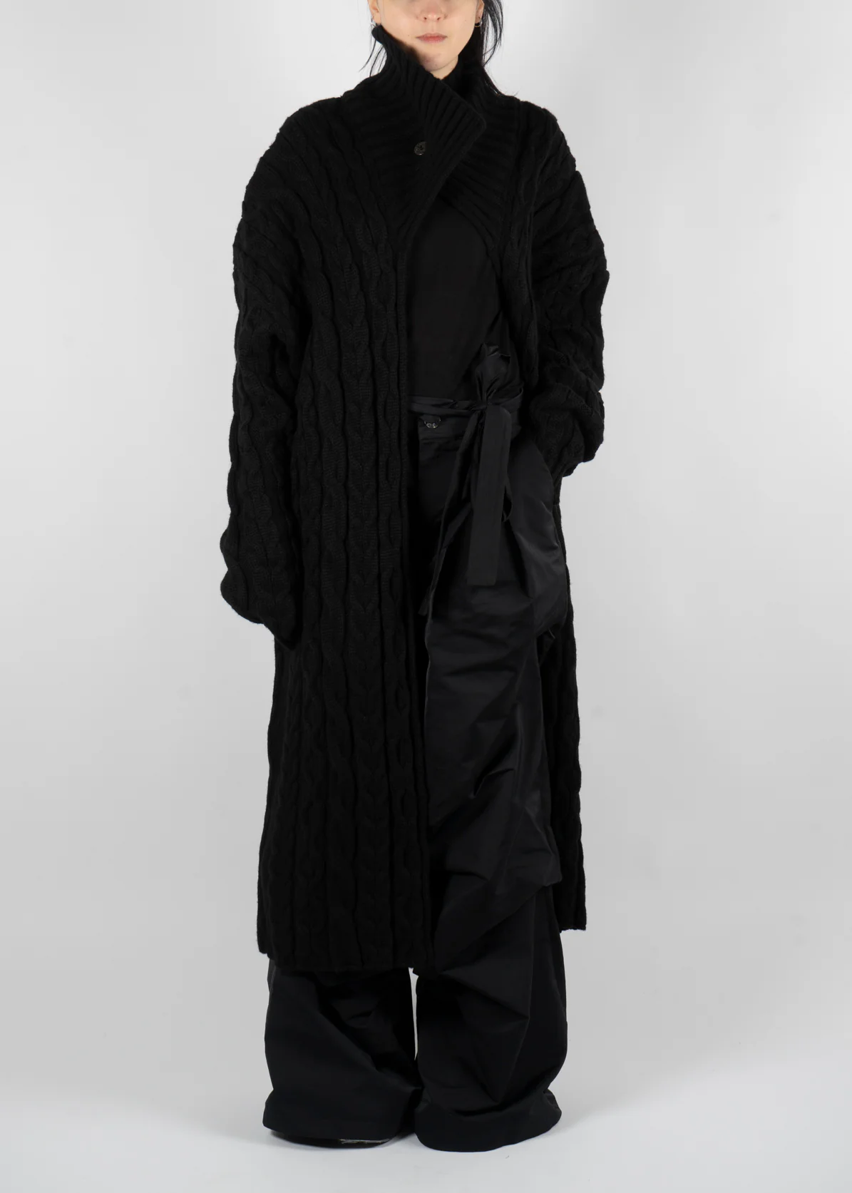 MLW962 Woman Cardigan Black - Image 4