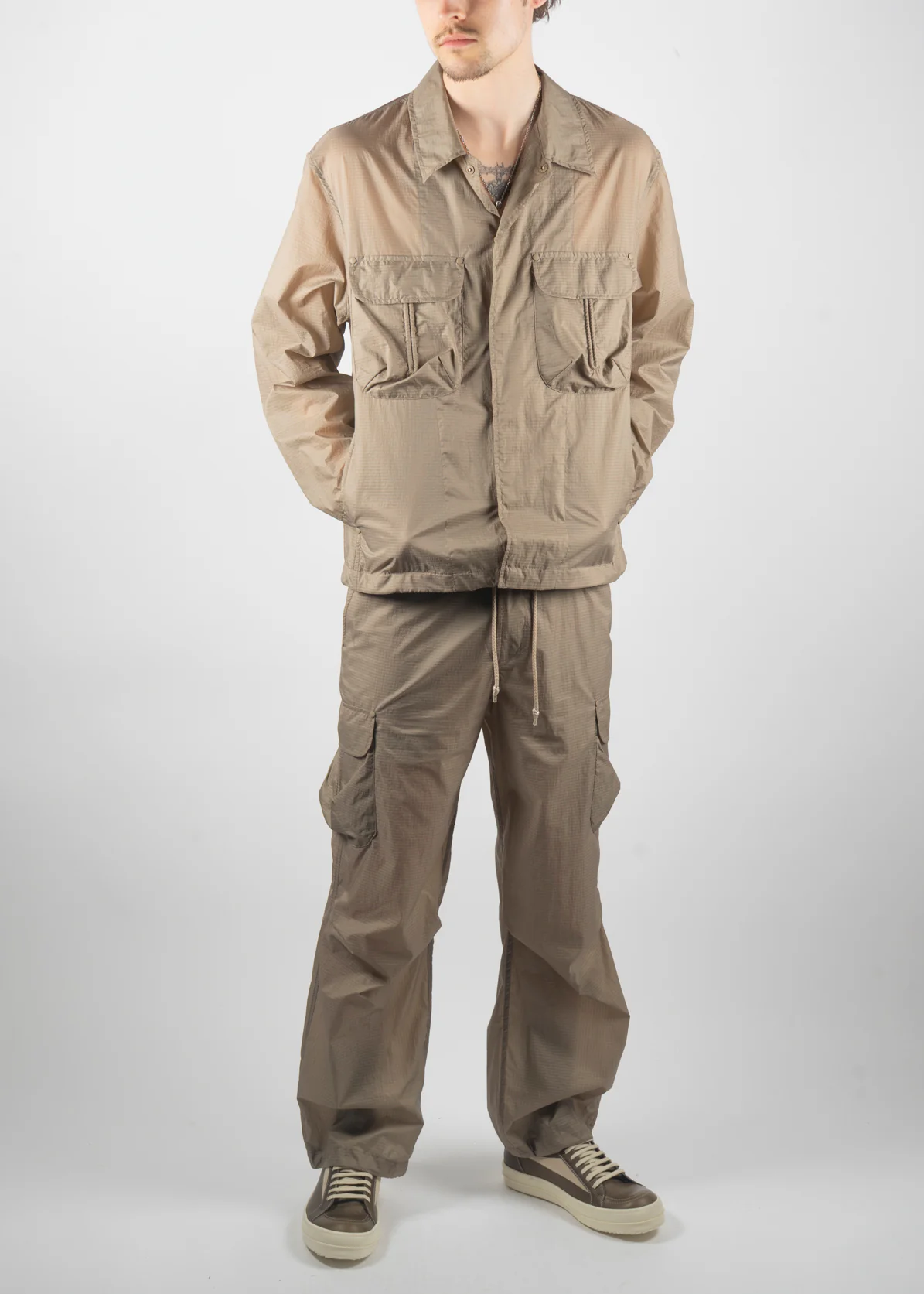 Ripstop Utility Trouser Beige - Image 4