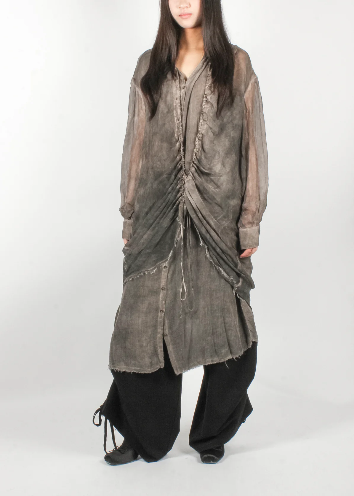 S173 Chemisier Brown - Image 4