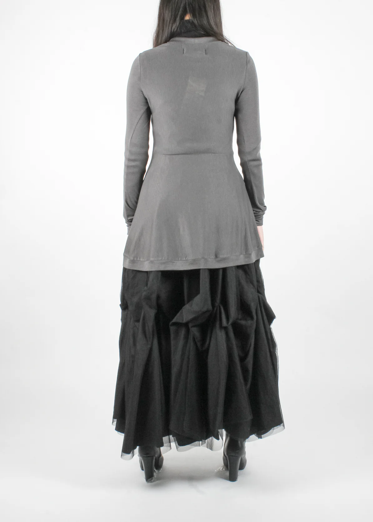 San Knitted Cardigan Deep Grey - Image 5