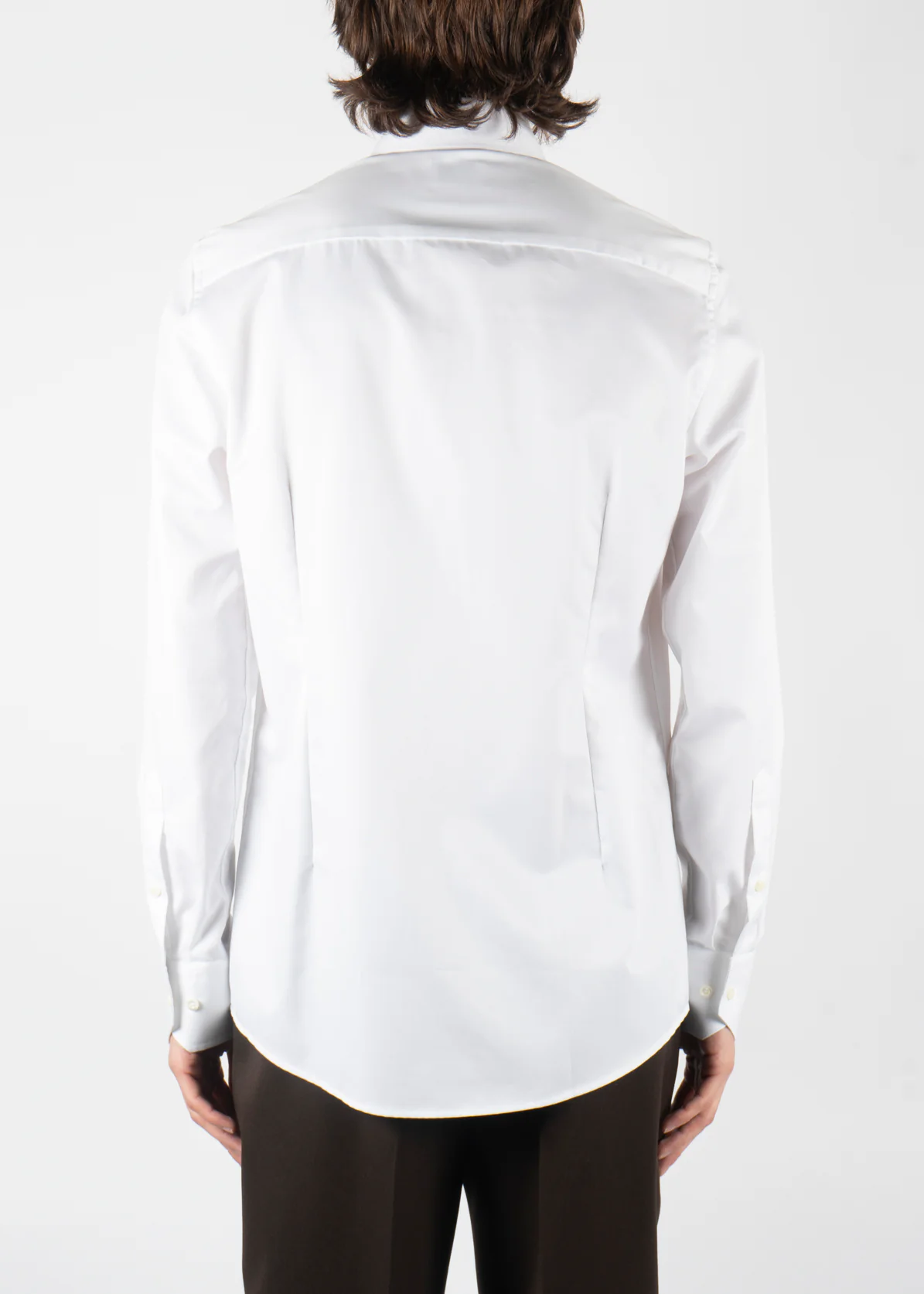Slim Kent Collar Shirt White - Image 3