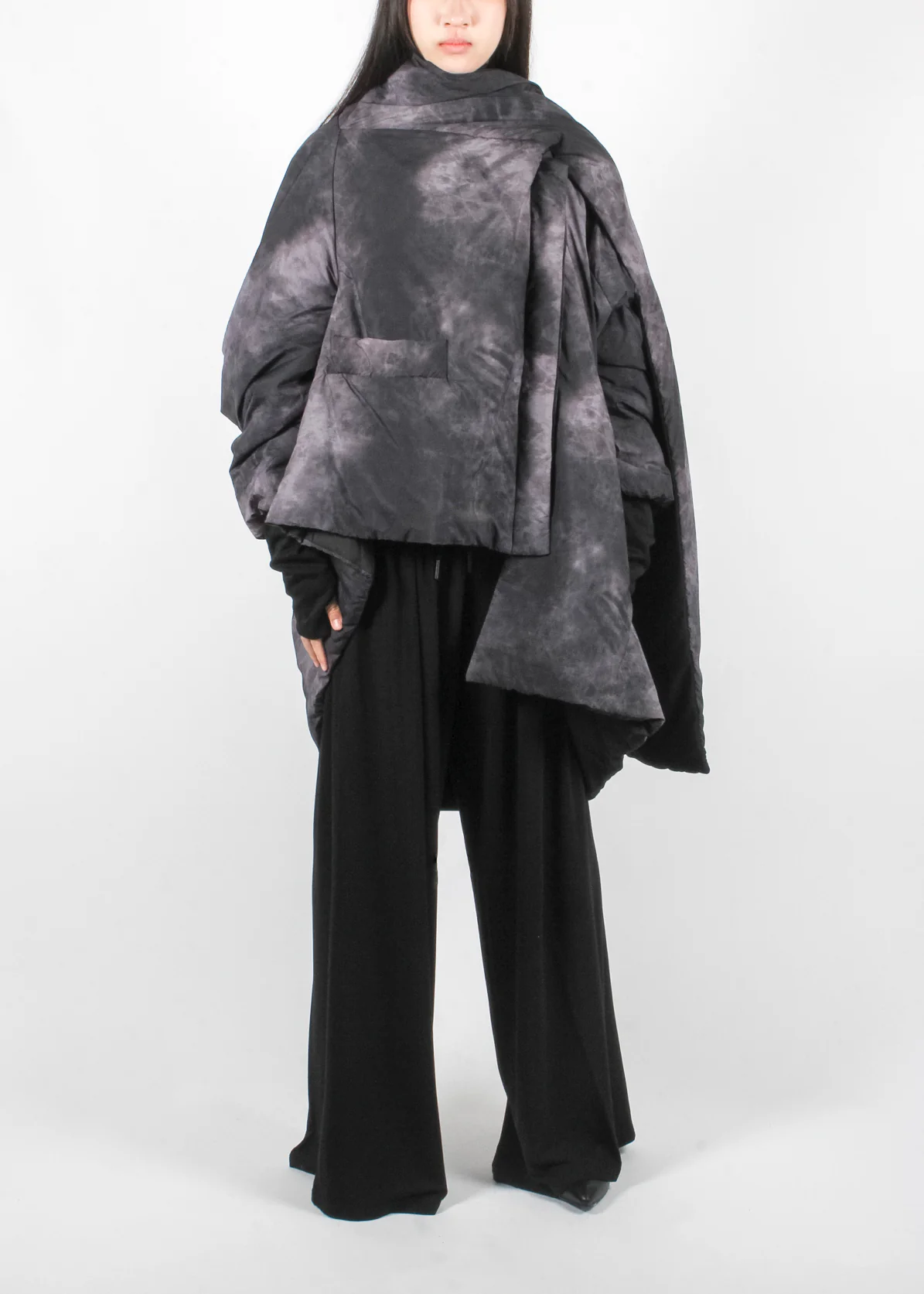 SX05 Midi Down Jacket Ash Grey