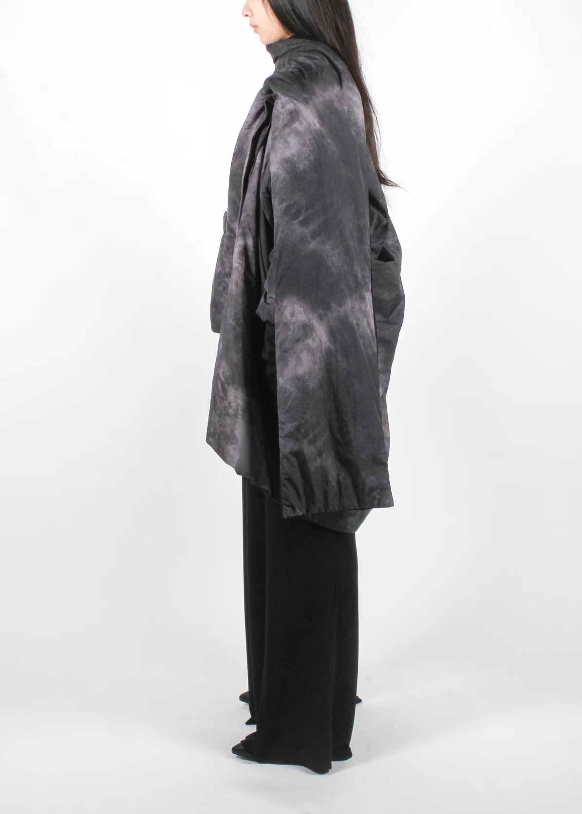 SX05 Midi Down Jacket Ash Grey - Image 2