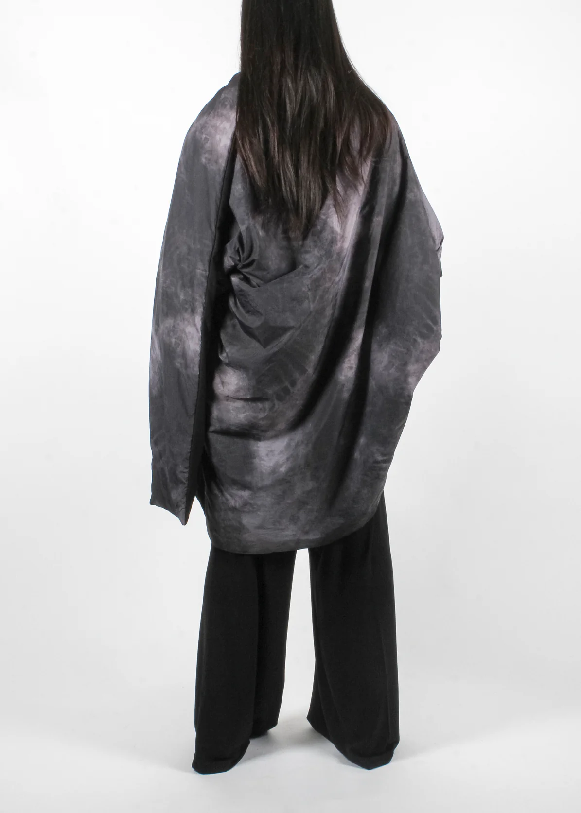 SX05 Midi Down Jacket Ash Grey - Image 3